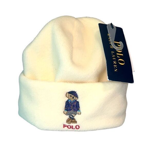 NWT Polo Ralph Lauren Fleece Beanie (Kids) - Picture 1 of 3